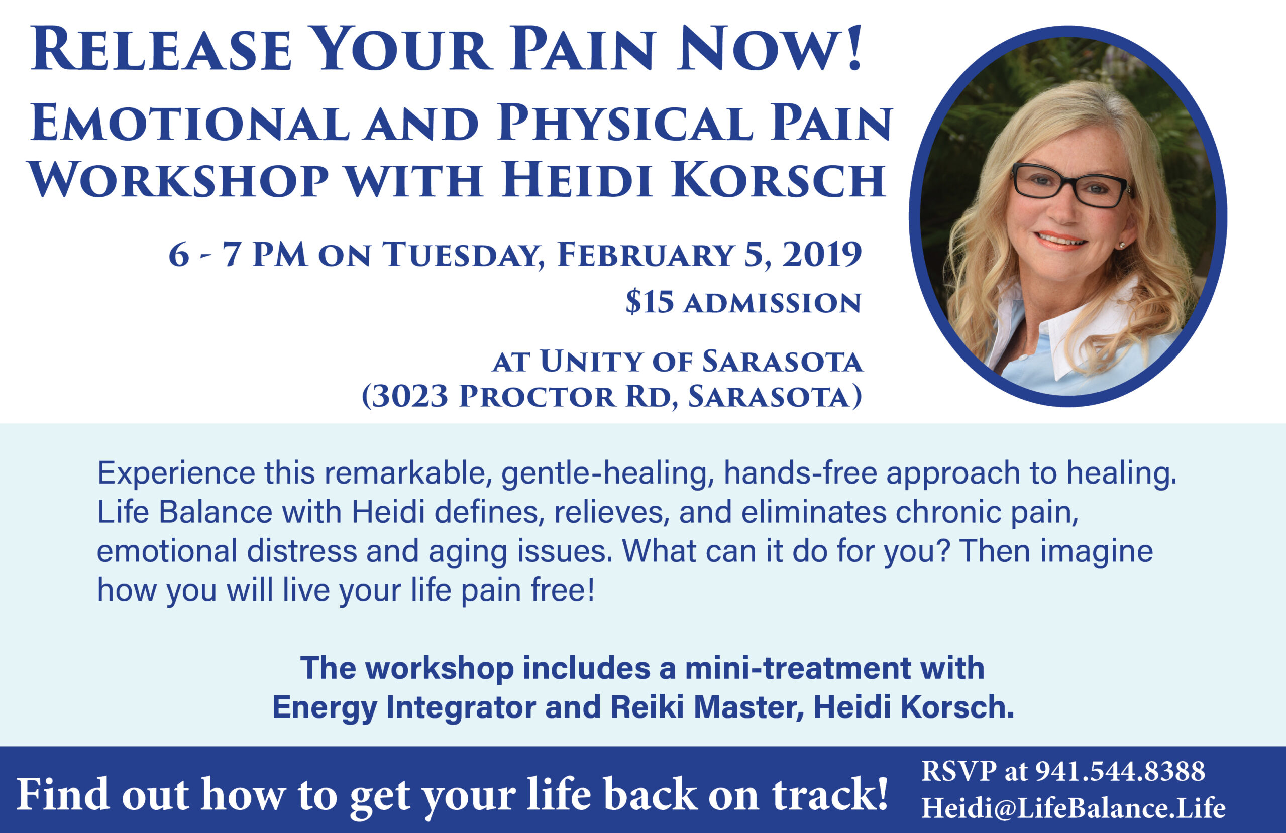Heidi Korsch Workshop on February 5